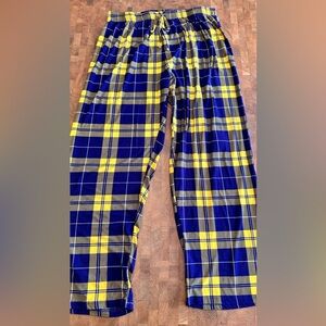 Minnesota Vikings Purple & Gold Plaid Pajama Pants- Men’s Size XL
